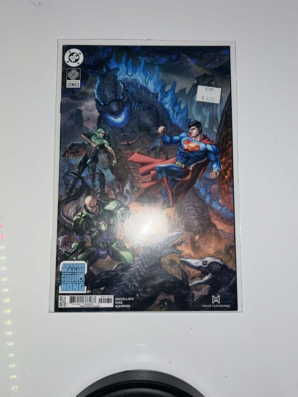 DC Comics Justice League Vs Godzilla Vs Kong #1 Comic Book